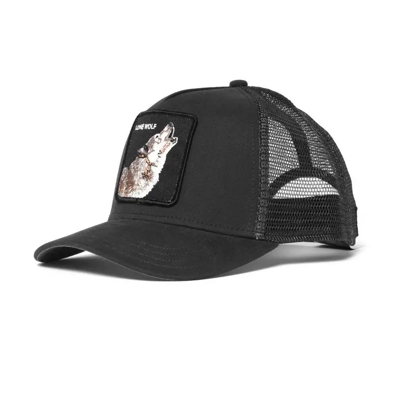 Animal Farm Moon Lover Lone Wolf Black Trucker Snapback