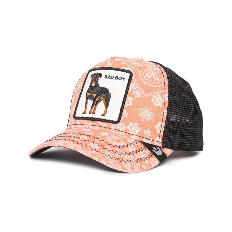 Animal Farm Paisley Bad Boy Pink Trucker Snapback