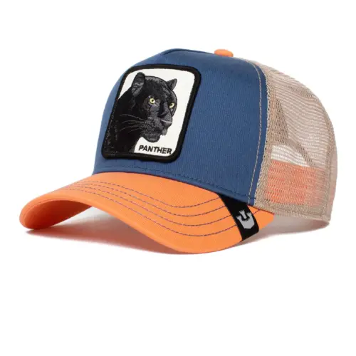Animal Farm Panther Blue Trucker Snapback Hat