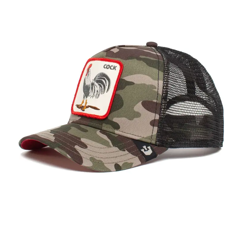 Animal Farm Rooster Camo Trucker Snapback Hat