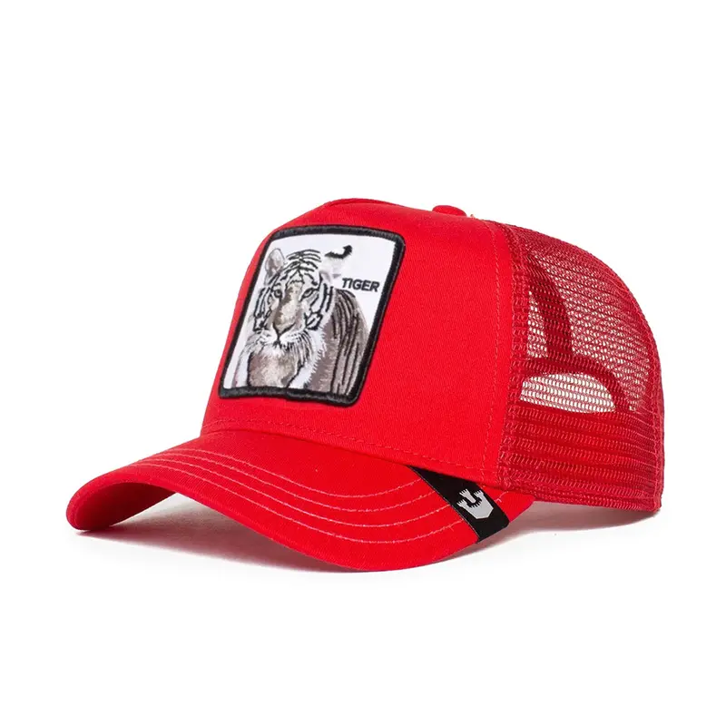 Animal Farm ‘Tiger Red’ Embroidered Trucker Snapback