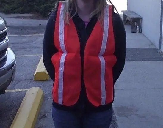 Ansell 950382 Hi-Visibility Safety Vest – One Size, Bulk Case (144)