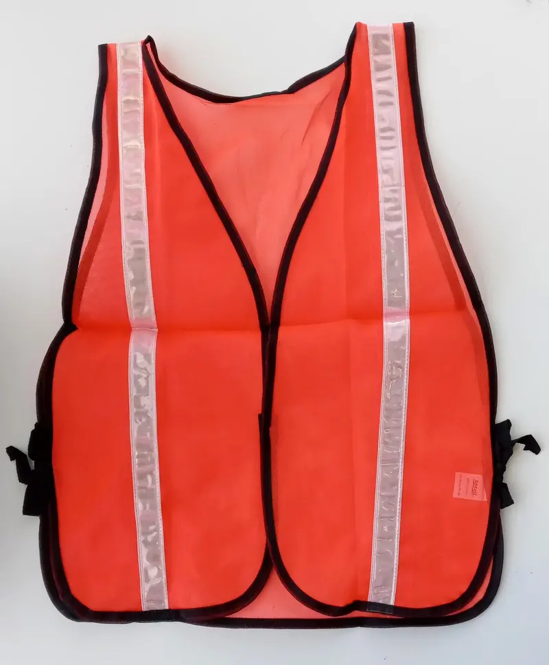 Ansell FV-3S Hi-Visibility Safety Vests – One-Size-Fits-All, 12-Pack