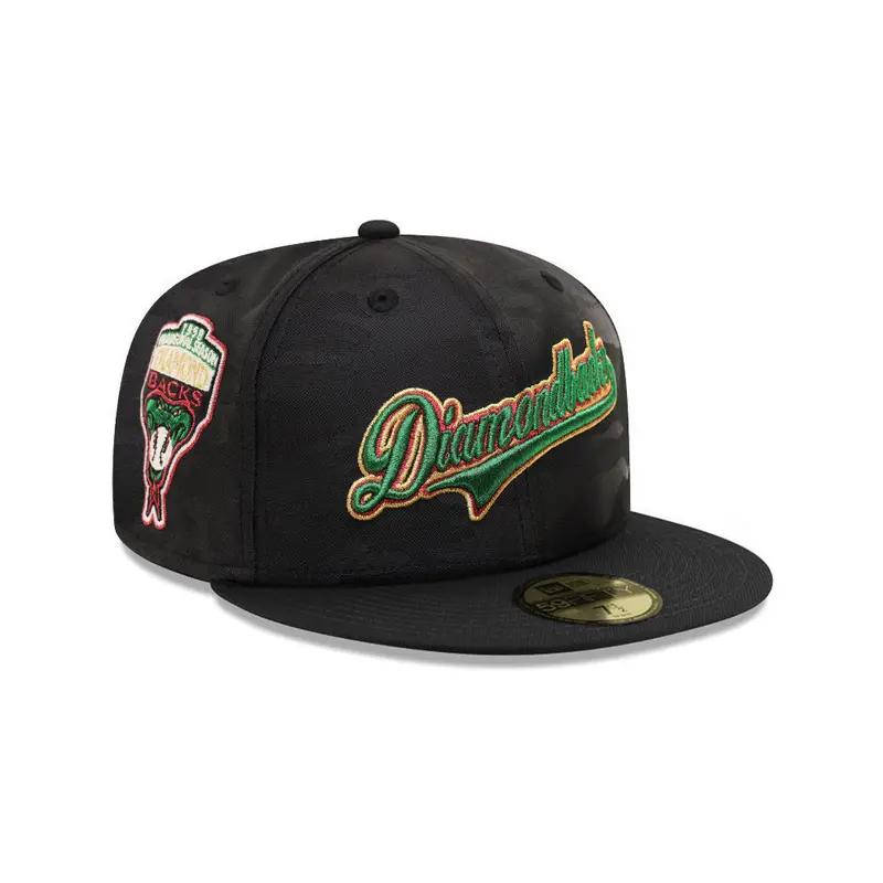 Arizona Diamondbacks 1998 Inaugural Season Black Camo SP 59Fifty Fitted Cap