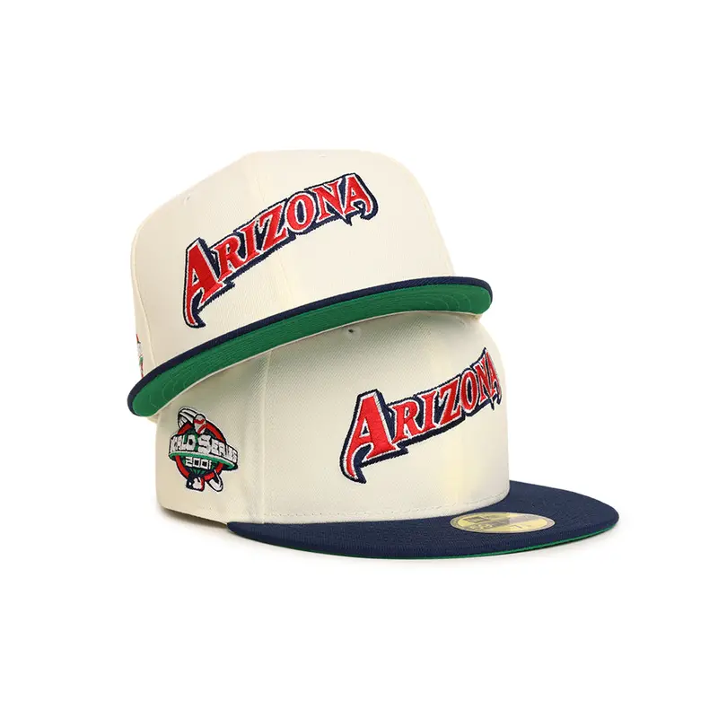 Arizona Diamondbacks 2001 World Series Chrome Blue & Bronze 59Fifty Cap