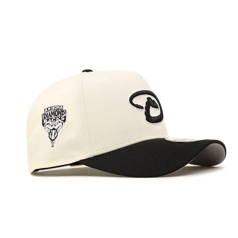 Arizona Diamondbacks Alternate Logo Chrome-Black Two-Tone 9Forty A-Frame Snapback