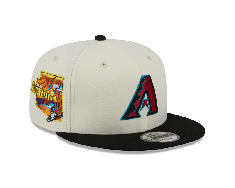 Arizona Diamondbacks Black Chrome State Edition 9Fifty Snapback