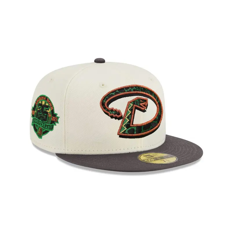Arizona Diamondbacks Chrome & Graphite 25th Anniversary SP 59Fifty Fitted Cap