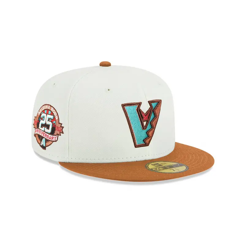 Arizona Diamondbacks Chrome Upside-Down Peanut 59Fifty Fitted – 25th Anniversary