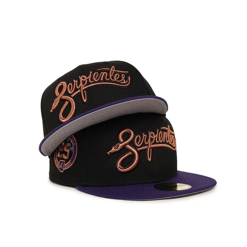 Arizona Diamondbacks Serpientes Purple-and-Black 59Fifty Fitted Cap – 25th Anniversary