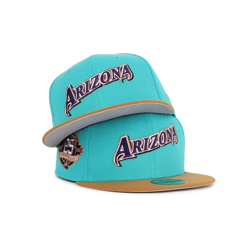Arizona Diamondbacks Teal and Bronze 25th Anniversary 59Fifty Fitted Cap