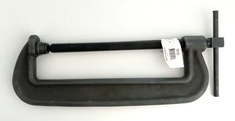Armstrong 12-Inch General-Purpose C-Clamp with Long Screw – Made in USA (78-113)