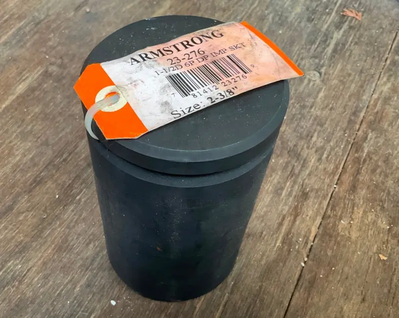 Armstrong 23-276 2-3/8″ 6-Point Deep Impact Socket – 1-1/2″ Drive (USA-Made)