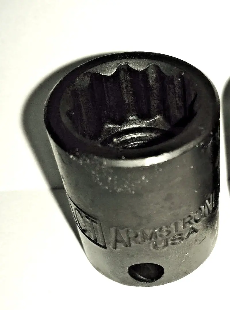 Armstrong 3/8″ Drive 9/16″ 12-Point Impact Socket – Made in USA