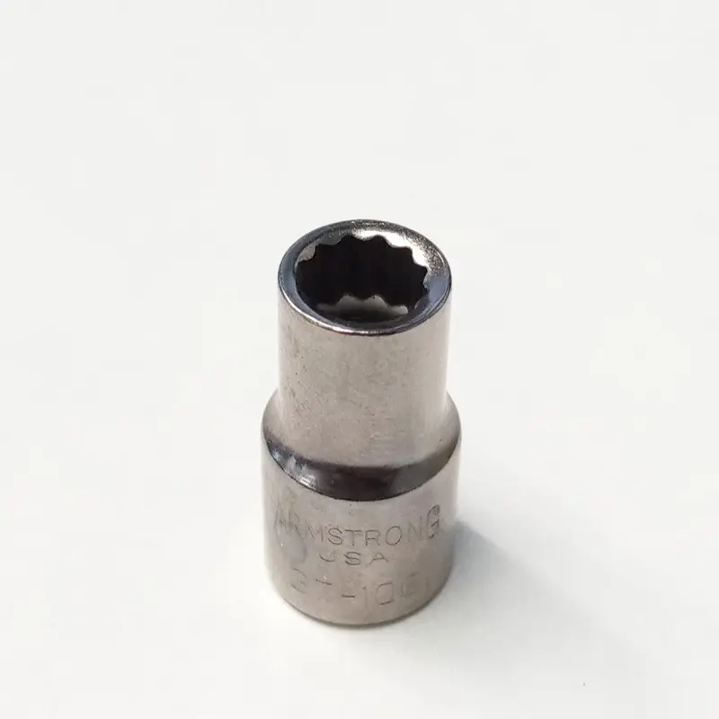 Armstrong 37-106 12-Point Socket – 1/4-Inch Drive, 6mm Size, USA-Made