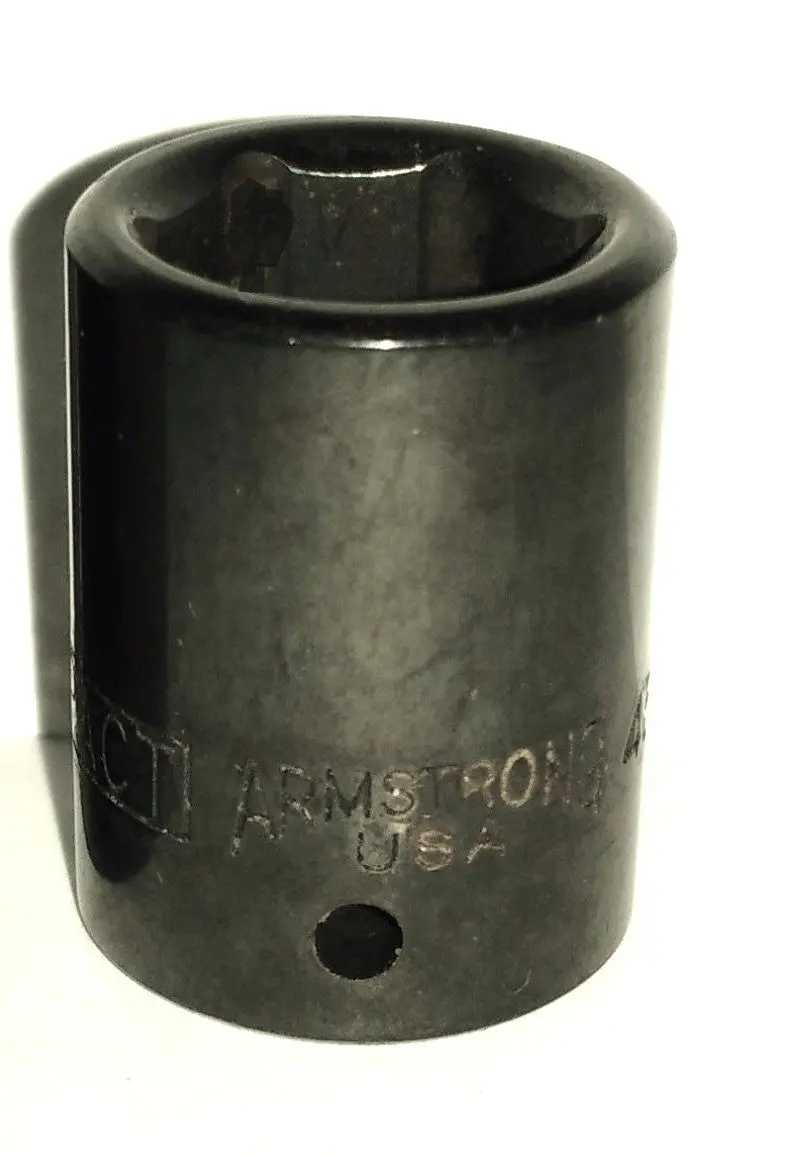 Armstrong 45-011 Impact Socket – 1/4″ Drive, 6-Point, 11mm, USA-Made