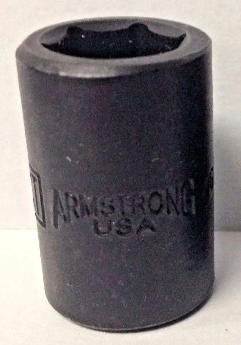 Armstrong 46-612A 12mm 6-Point Impact Socket – 3/8-Inch Drive