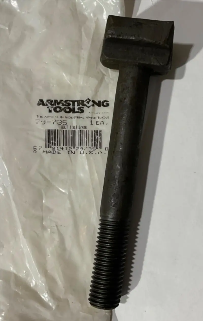Armstrong 79-735 T-Slot Bolt – 3/4″ × 6″, Structural Fit, Made in USA