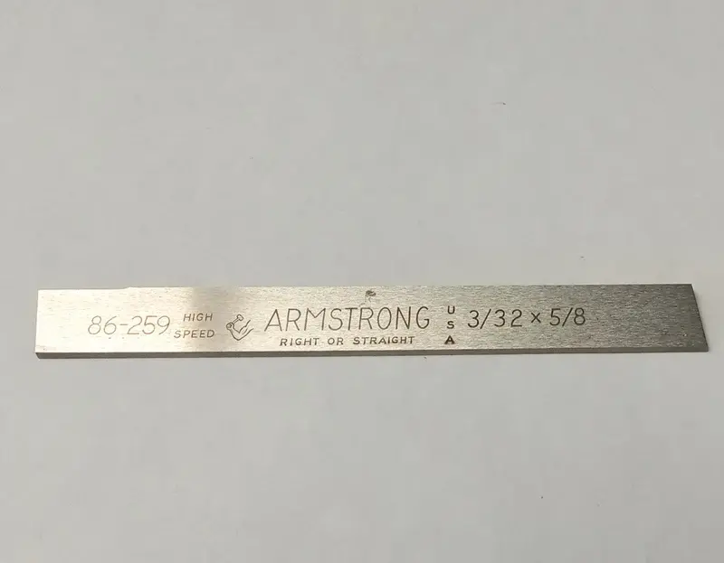Armstrong 86-259 High-Speed Steel Cut-Off Blade — M-2 Alloy, Made in USA