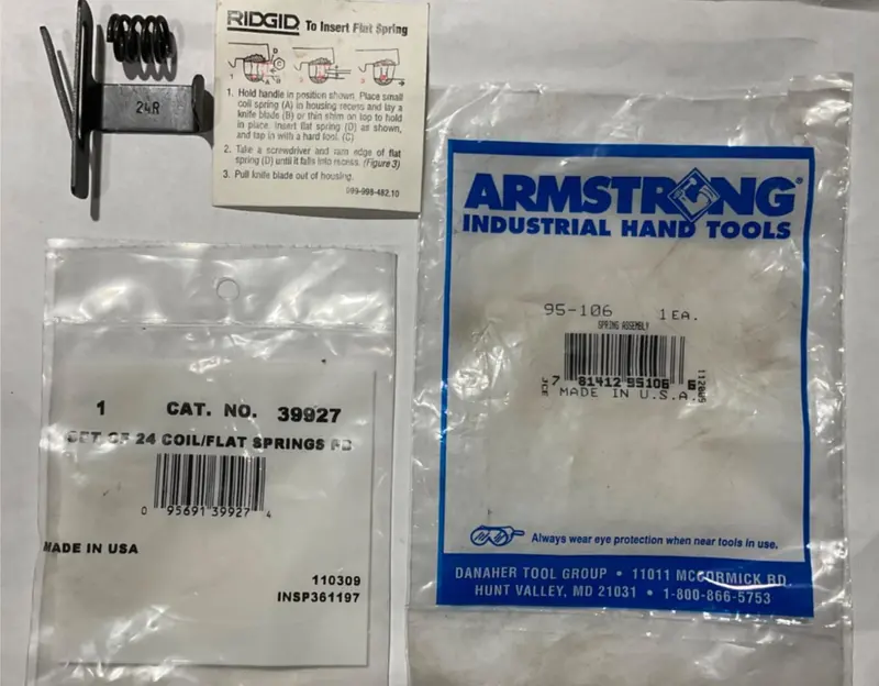 Armstrong Spring Assembly – Designed for Specific Clamp Models, Domestic Production