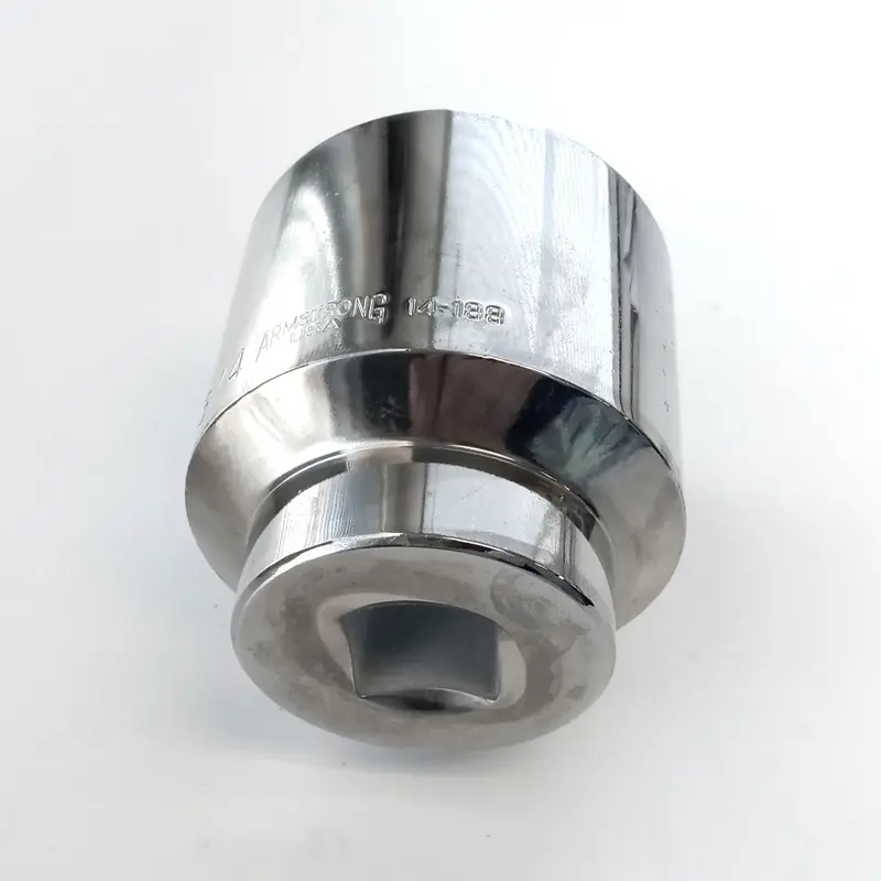 Armstrong Standard Socket — 1″ Drive, 2-3/4″ Length, 12-Point SAE, Model 14-188