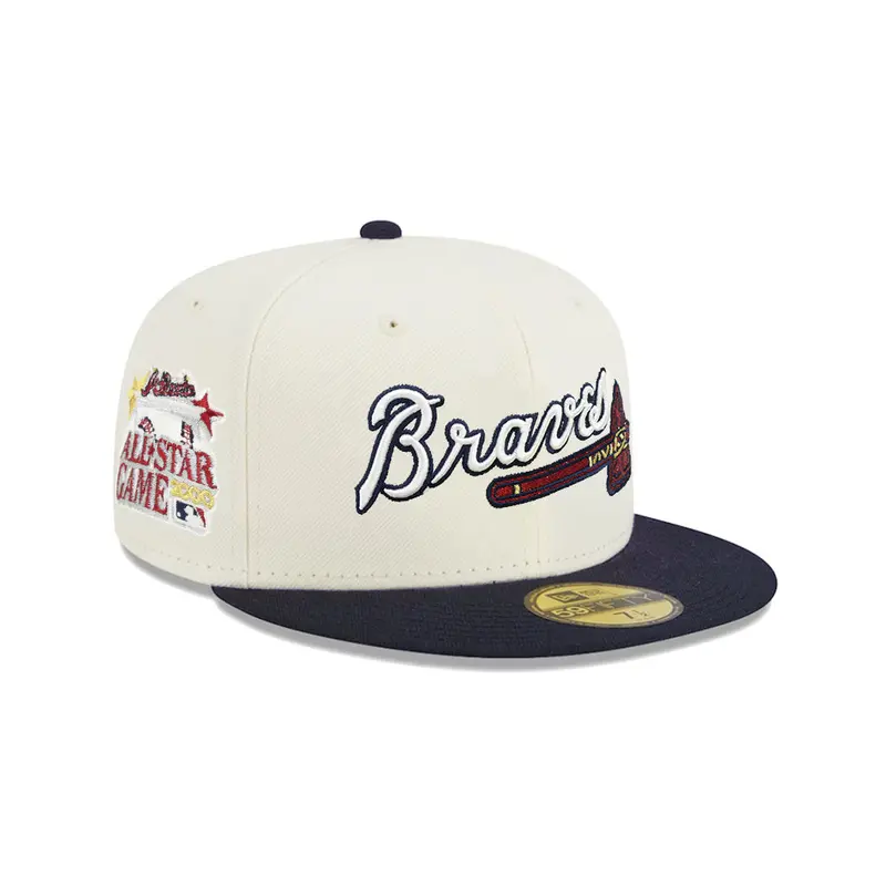 Atlanta Braves 2-Tone Chrome & Navy 2000 All-Star Game 59Fifty Fitted Cap