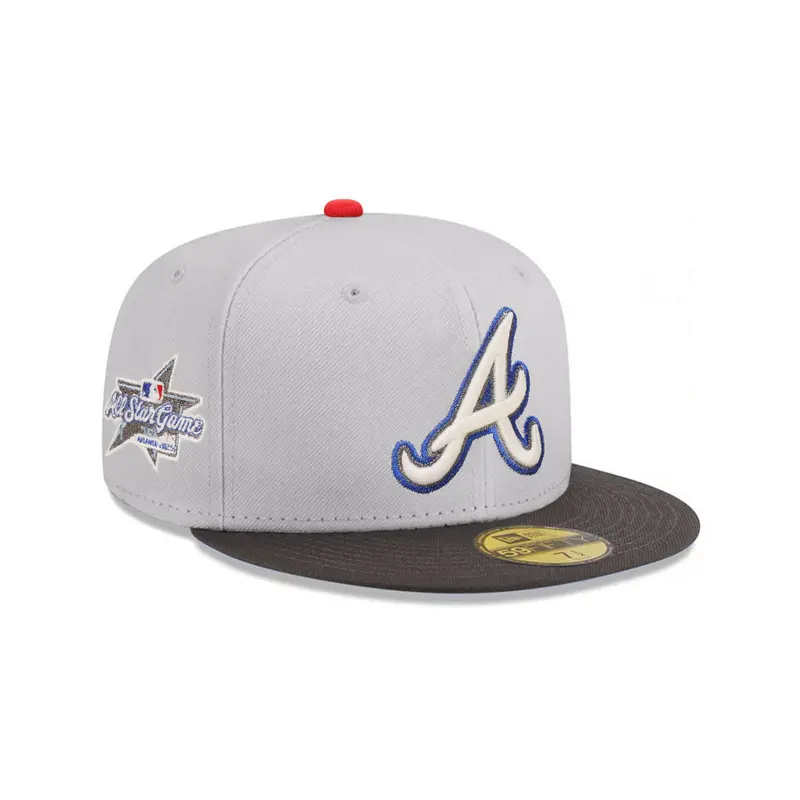 Atlanta Braves 2025 All-Star Game Gray and Graphite Two-Tone SP 59Fifty Fitted Cap