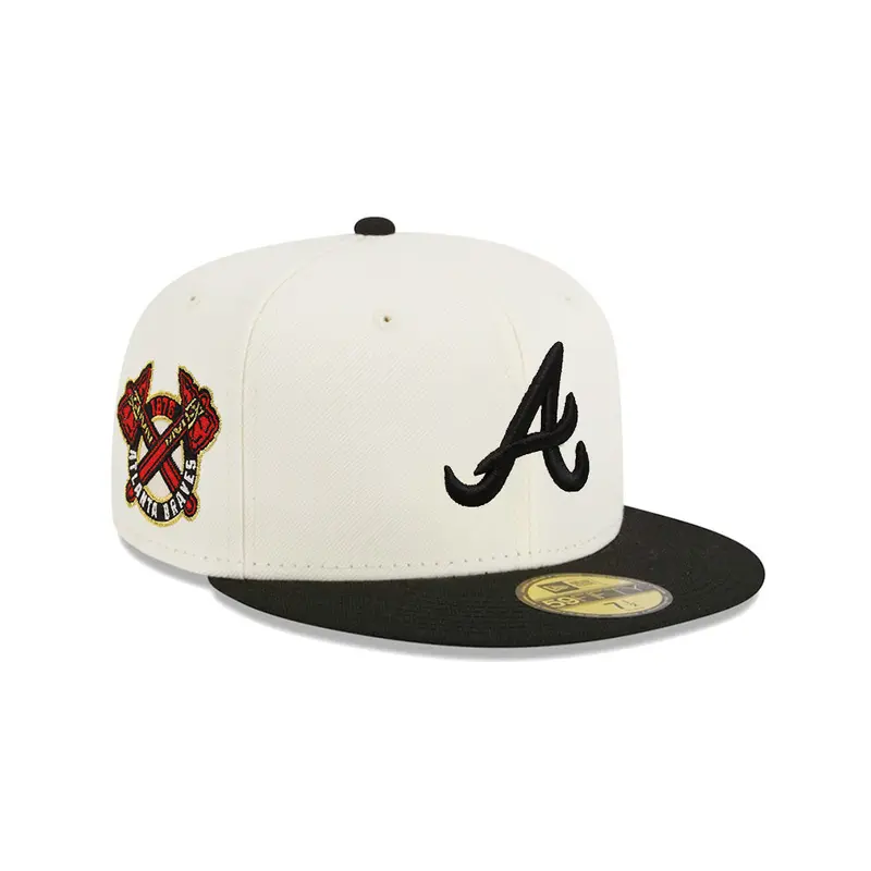 Atlanta Braves Chrome Black ‘Established 1876’ Commemorative 59Fifty Fitted Cap