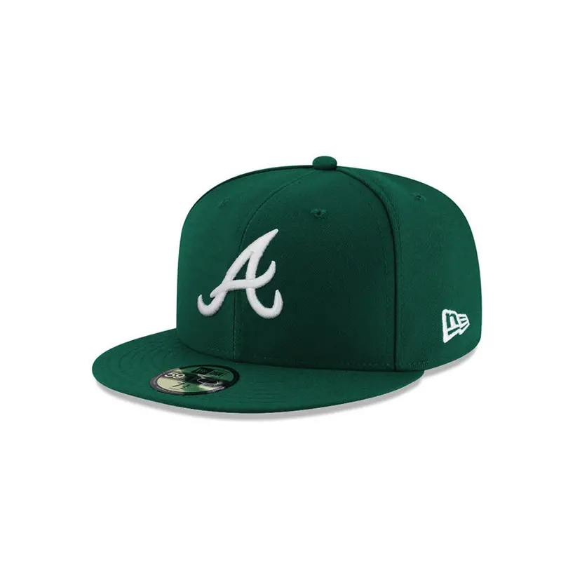 Atlanta Braves Dark Green 59Fifty Official Fitted Cap