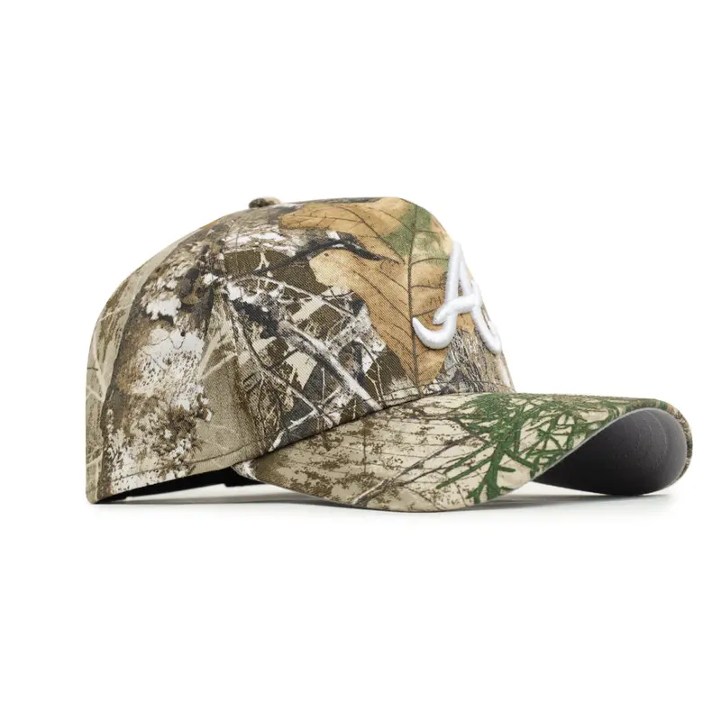 Atlanta Braves Realtree Camo 9Forty A-Frame Snapback Cap