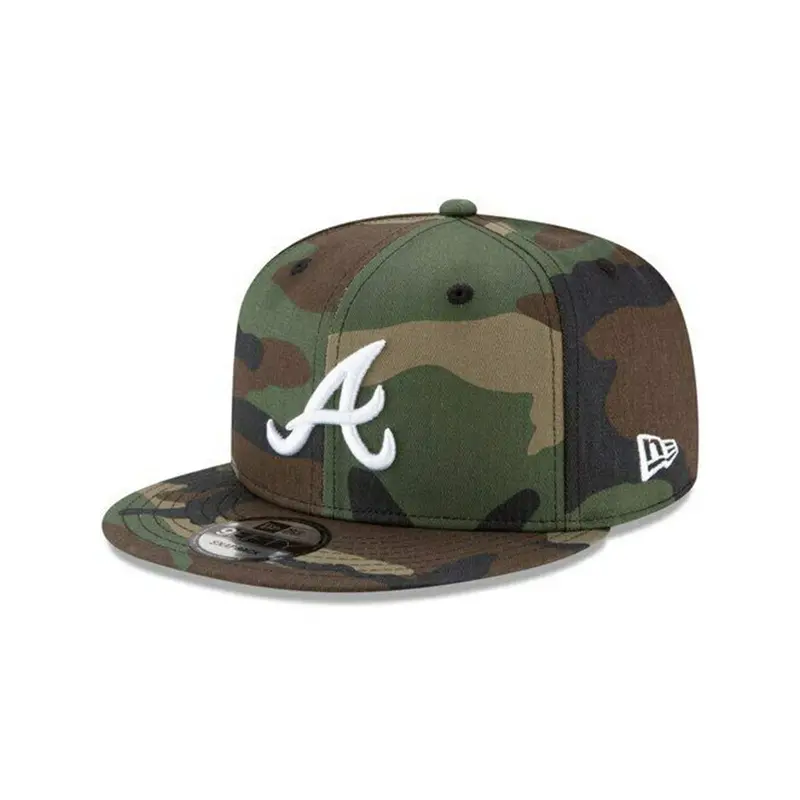 Atlanta Braves Woodland Camo 9Fifty Adjustable Snapback Cap
