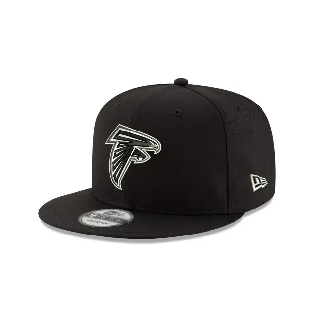 Atlanta Falcons Black & White 9Fifty Snapback Cap – NFL Licensed