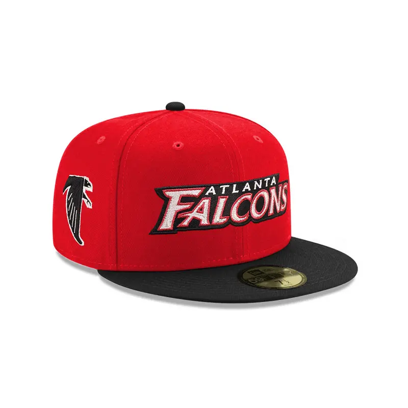 Atlanta Falcons Retro Falcon Red & Black SP 59Fifty Fitted Hat