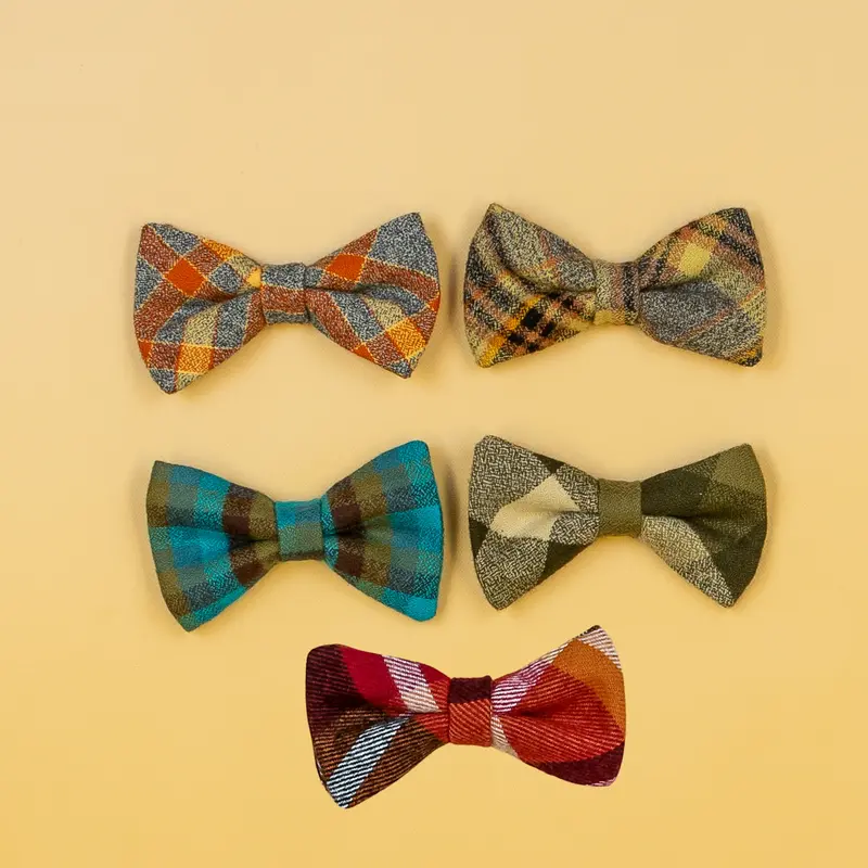 Autumn Plaid Snap-On Necktie