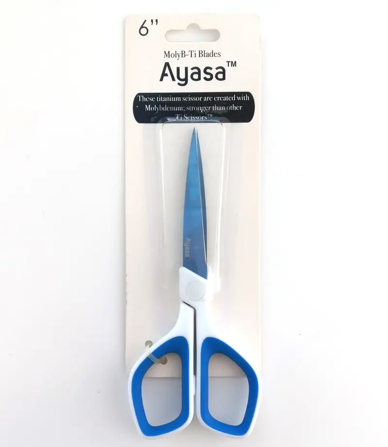 Ayasa 6-Inch Titanium-Molybdenum Detail Scissors – Sharp Edge Retention