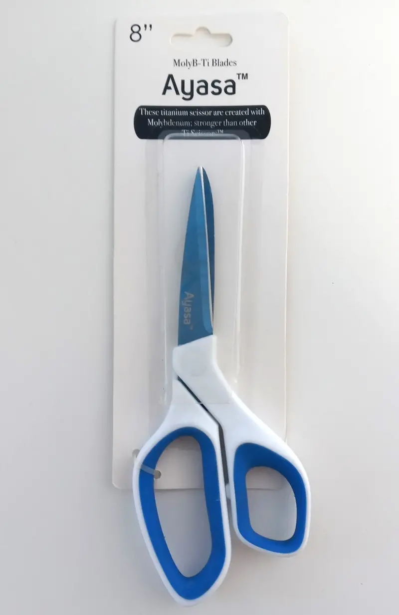 Ayasa 8-Inch Titanium-Molybdenum Precision Scissors – Ergonomic Design