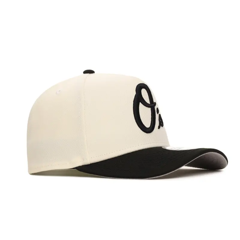 Baltimore Orioles Chrome & Black Two-Tone 9Forty A-Frame Snapback