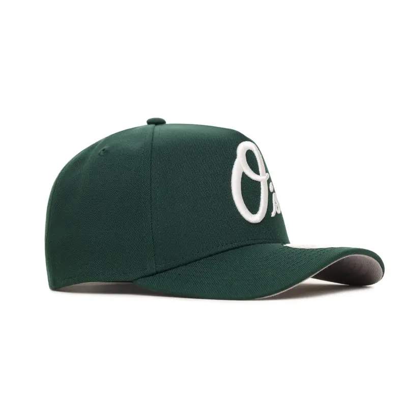 Baltimore Orioles Dark Green on White 9Forty A-Frame Snapback