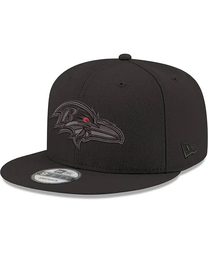 Baltimore Ravens Black-on-Black 9Fifty Snapback Cap