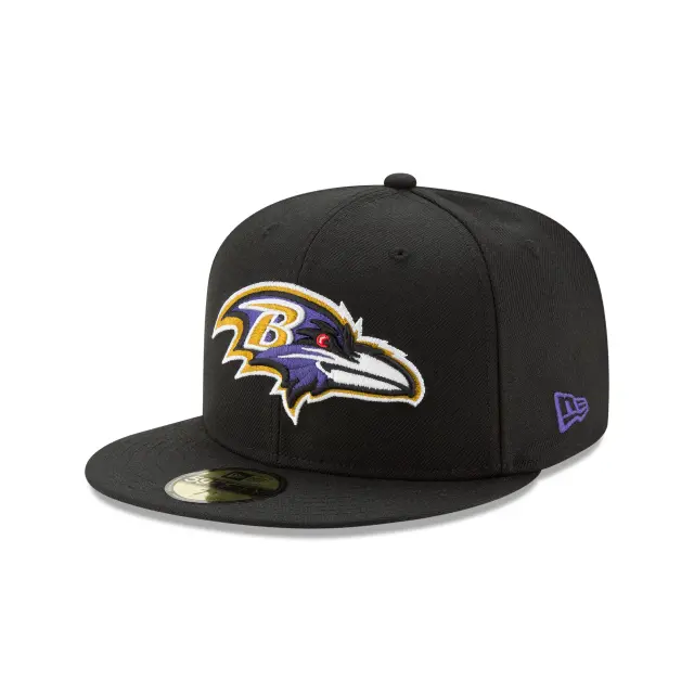 Baltimore Ravens Team-Color 59Fifty Fitted Cap – Authentic NFL Headwear