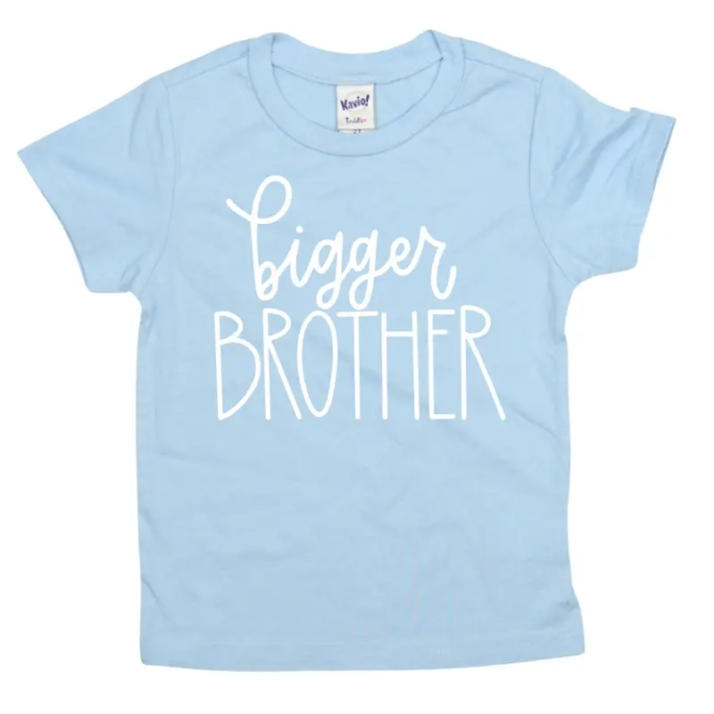 ‘Bigger Brother’ Script Design in Light Blue