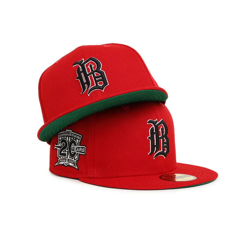 Birmingham Barons 20th Anniversary Fitted Cap – Scarlet Red MILB SP 59Fifty