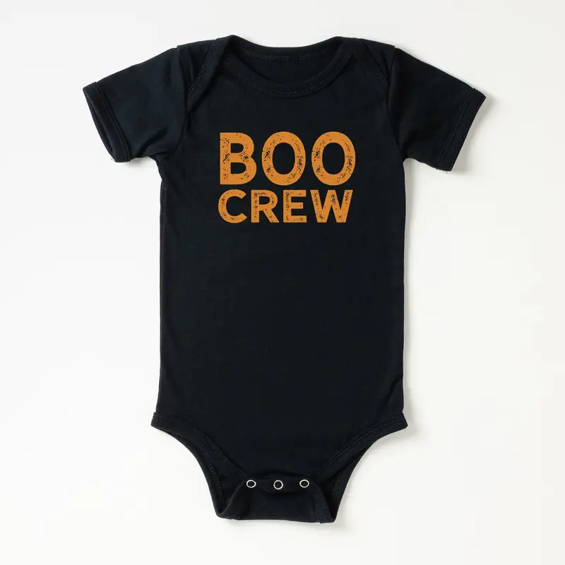 ‘Boo Crew’ Black Halloween Onesie