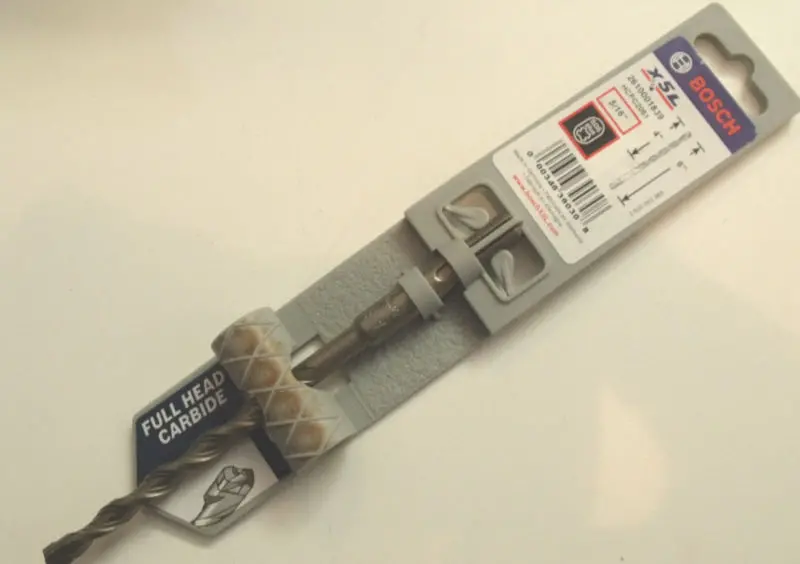 Bosch HCFC2051 SDS-Plus Hammer Drill Bit – 5/16″ x 6-1/2″, Carbide-Tipped, Germany
