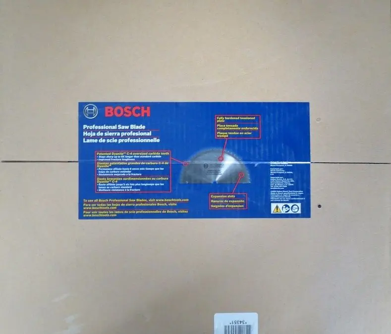 Bosch PRO1680GP Professional Saw Blade — 16-Inch x 80-Tooth Carbide-Tipped for Fine Woodworking