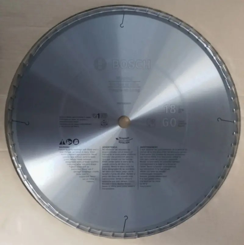 Bosch PRO1860RIP Ripping Saw Blade – 18″ Diameter, 60-Tooth Carbide-Tipped