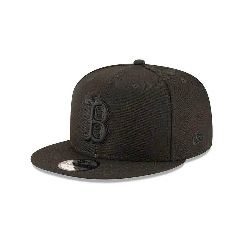 Boston Red Sox All-Black 9Fifty Snapback Cap – MLB Team Gear