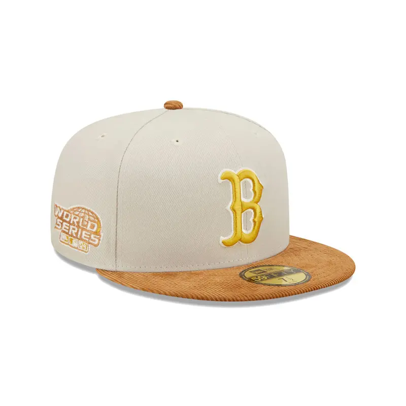 Boston Red Sox Cord Visor Fitted Baseball Cap