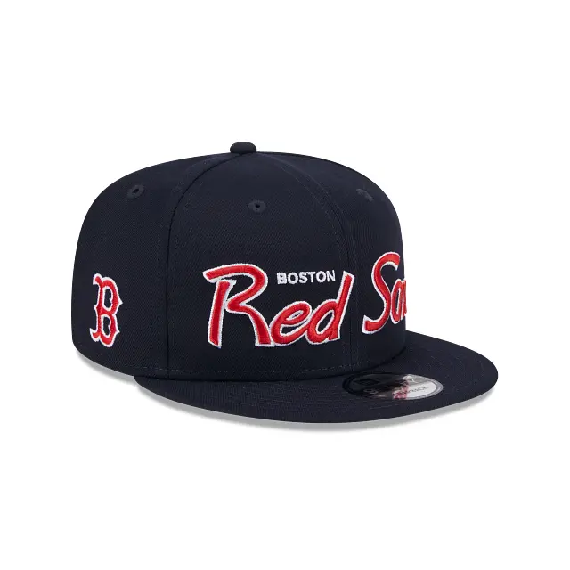 Boston Red Sox Timeless Script Logo 9Fifty Snapback – Team Colors