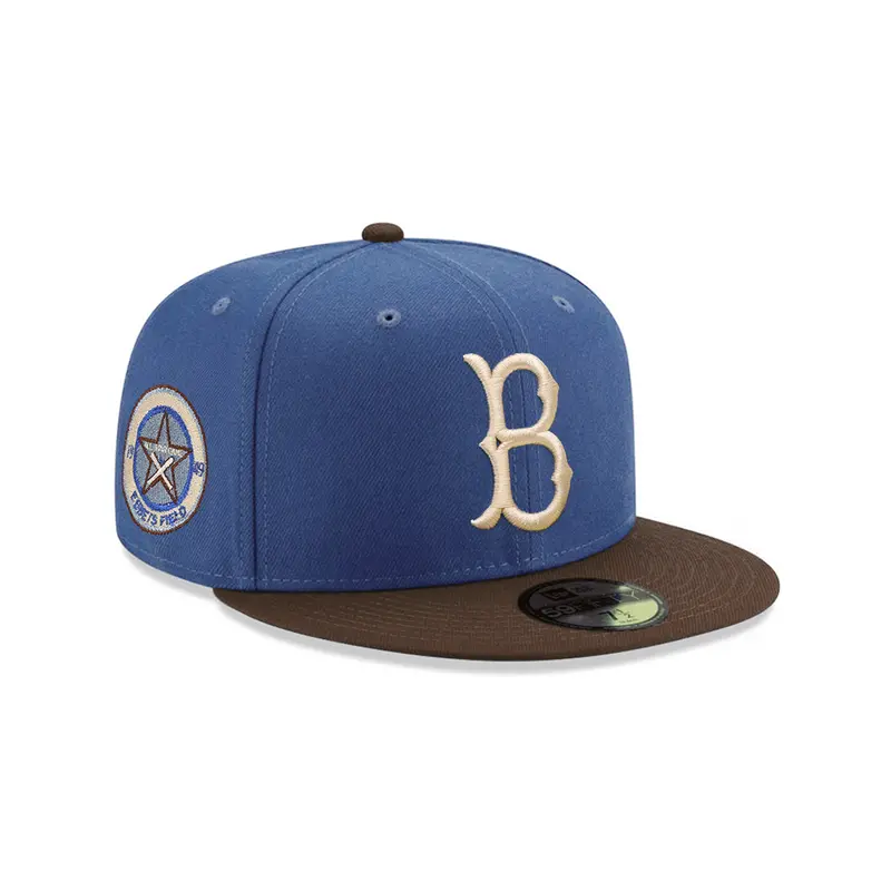 Brooklyn Dodgers 1949 All-Star Game Blue-Brown Two-Tone 59Fifty Fitted Cap